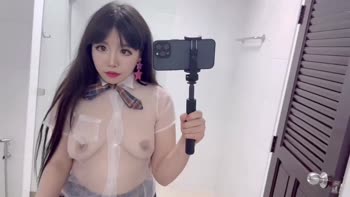 Kikifourever's Asian Beauty in Clear School Uniforms