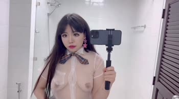 Kikifourever's Asian Beauty in Clear School Uniforms
