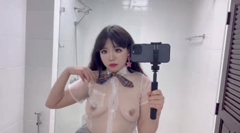 Kikifourever's Asian Beauty in Clear School Uniforms