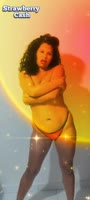 Strawberry Cash's Cheeky Solo: Brunette Delight in Panties