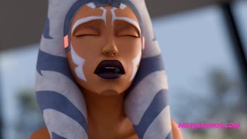 in tells Ahsoka a secret... - a Star Wars xXx Parody