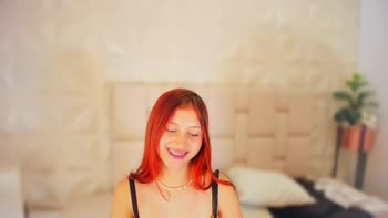 LuxuryEmma's Sizzling Solo: Skinny Colombian Redhead Shaves & Shows Off Her Petite Perfection
