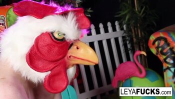 Blonde Bombshell Leya Falcon Shows Off Her Big Boobs and Satisfies Thirsty Lovers