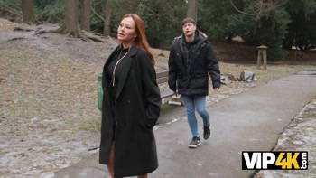 VIP4K. MILF met a Young guy and immediately had sex
