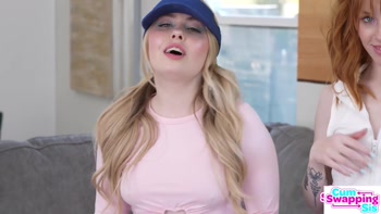 Sinking Balls Deep into Horny Hotties Haley Spades, Madi Collins & Nadia Noja's Pussies