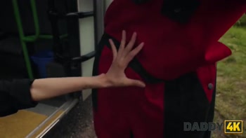 DADDY4K. Let her show tits to your daddy