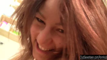 Busty Teen (18+) Nanny's POV Blowjob Delight