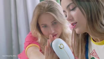 Hazel Dew's Sizzling Lesbian Seduction With Anna Di