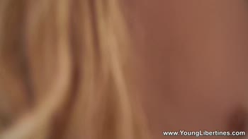 Teen (18+) temptress Karry Slot unleashes her inner libertine