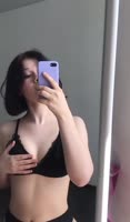 RexxieWixxie's Sizzling Solo: Perky Teen (18+) Squeezes Her Perfect Breasts