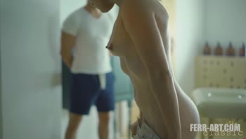 Romantic Massage Turns to Sensual Seduction for Natural Blonde Teen (18+)
