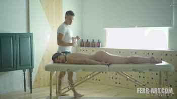 Romantic Massage Turns to Sensual Seduction for Natural Blonde Teen (18+)