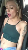 Barbara_fox's Racy Ride: Handing Control to Her Driver for an Electric Cum
