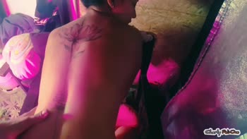 Charly Pelione's Ripped Teen (18+) Neior Takes BBC Creampie After Weed & Smoking