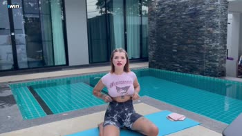 SkinLovers' Step Sis Yoga Session Turns Naughty