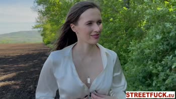 Marcello Bravo - Street Seduction Leads to Deep Throat Creampie in the Woods