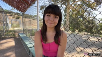 Mochi Mona's Wild Outdoor Adventure: Brunette Teen (18+) Fucks Like A Pro