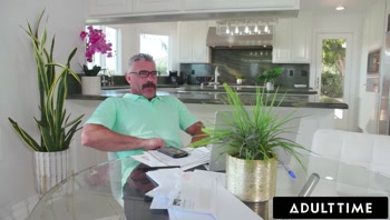 Lilith Grace Teases Stepdad Charles Dera with Sizzling Foot Videos and Dildos