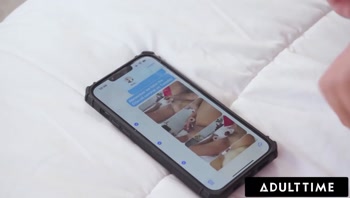 Lilith Grace Teases Stepdad Charles Dera with Sizzling Foot Videos and Dildos