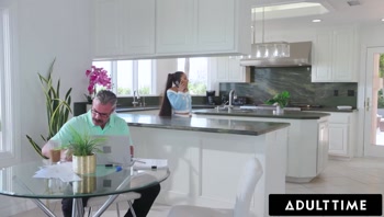 Lilith Grace Teases Stepdad Charles Dera with Sizzling Foot Videos and Dildos