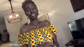 Black Babe Sucks Big Cock Deep Throat Style & Swallows Cum POV