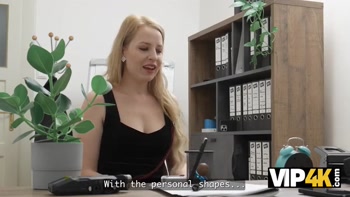 VIP4K. He wanted her to try his Cock right on the Office Desk