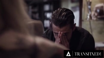TRANSFIXED - Sexually Confused Stepbrother Bangs His Trans Stepsister and Her Hot Trans GF!