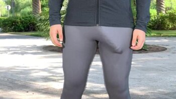 Lucas Nathan King's Risky Shemale Flash in the Public Eye