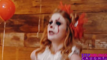 Codey Steele Seduces Stepsister Scarletskiesxxx in Halloween POV