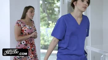 Step Sis's Skilled Touch - Gorgeous Nurse Tames Stepbrother's Big Cock