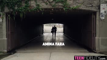 Amina Fara's First Date Frenzy: Teen (18+) Cuck Sucks and Fucks