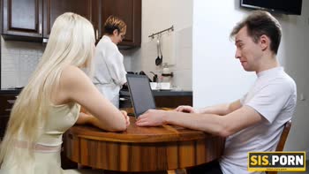 Stepbrother's Taboo Seduction of Lovely Russian Stepsis