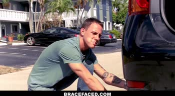 Eli Luxx Rides a Stranger's Cock - Petite Exotic Teen (18+) with Braces