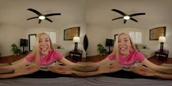 Blonde Stepsis Spins Fantasies With Stepbro's Hard-On