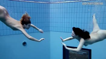 Monica Sizzles with Janka & Andrea in Sensual Underwater Lesbian Delights