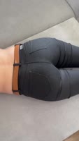 Blonde Beauty Gives Blowjob on Demand, Cumshot on Jeans