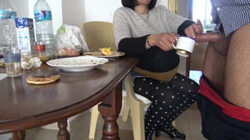 Stepmomsusan's Morning Delight: Cum Swallowing MILF's Secret Fantasy
