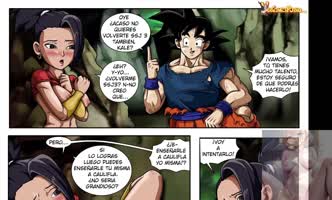 Mksend2girl - Goku's Blonde Bombshell Threesome with Stepsister Kefla