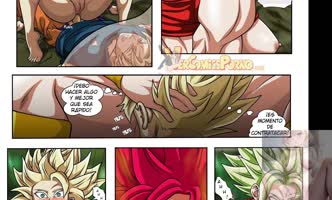 Mksend2girl - Goku's Blonde Bombshell Threesome with Stepsister Kefla