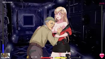 Monster Seduction: Cute Blonde Teen (18+) vs Mature Stud
