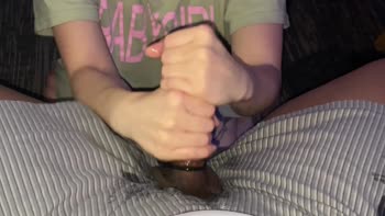Salt&Peppermakescum's Cheating GF Hands Him Off to Big Black Dick
