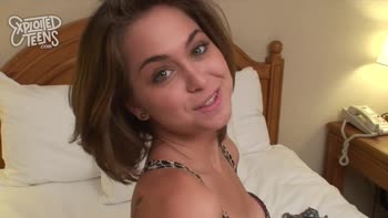 Riley Reid's First Time: Petite Teen (18+) Takes a Big Cock POV