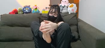 Plushie Lewd's Lonely Temptation: Petite Teen (18+) Fingering & Footjob Solo