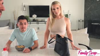 Bunny Madison's Family Swap Orgy: Aria Valencia Learns Baby-Making Secrets from the Hot Milf