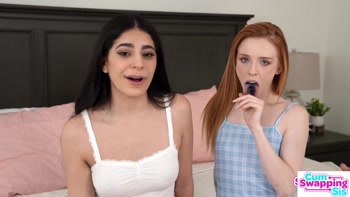 Angel Gostosa & Madi Collins Play With Stepbro's Big Slammer to Gain His Most Valuable POG