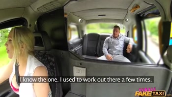 Female Fake Taxi - Busty Tit Wank Makes Stud Cum Hard