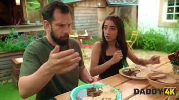 DADDY4K. Risky outdoor fuck with BF's daddy