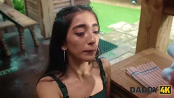 DADDY4K. Risky outdoor fuck with BF's daddy