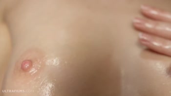 Nancy A's Sultry Solo: Oiled Up Blonde Teasing & Masturbating