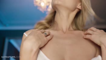 Nancy A's Sultry Solo: Oiled Up Blonde Teasing & Masturbating